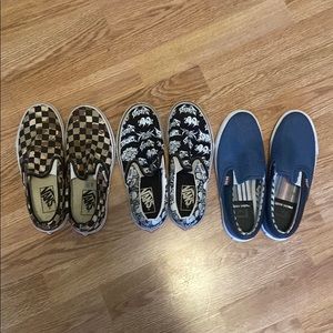 SOLDBoys 4.5, womens 6.0 vans and boys 4 Ben